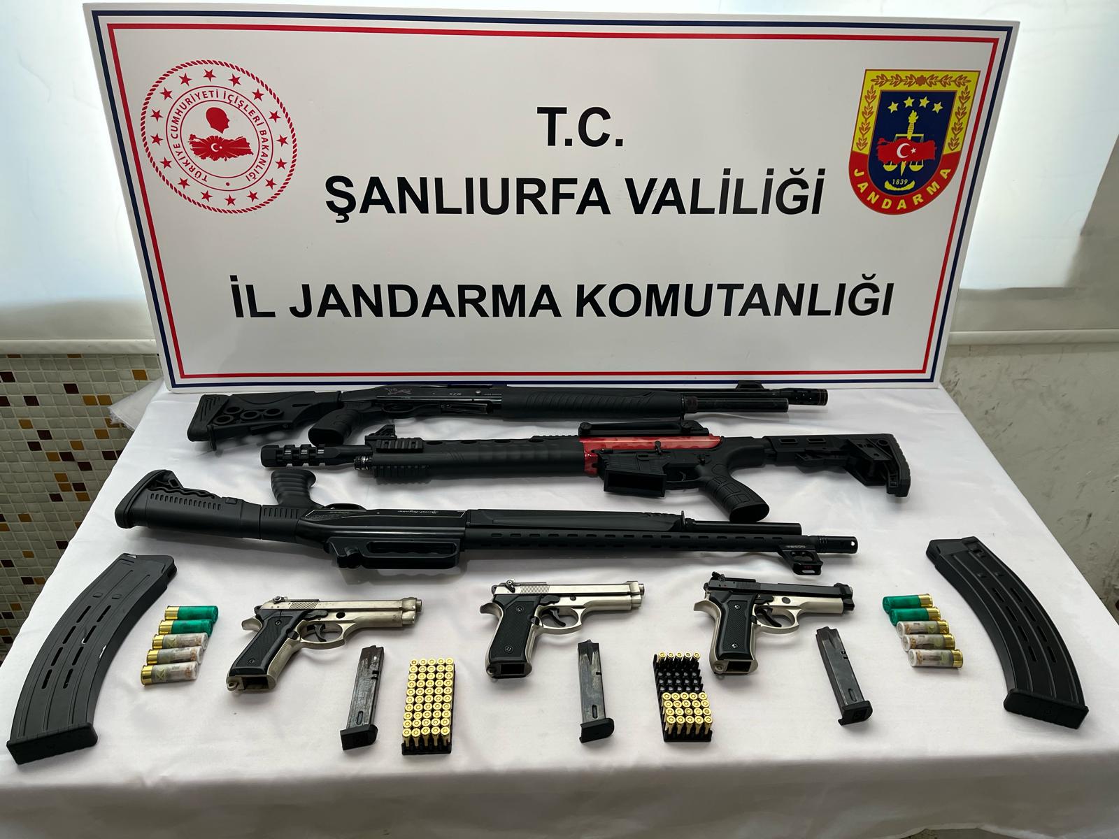 Urfa'da silah kaçakçılığı operasyonu