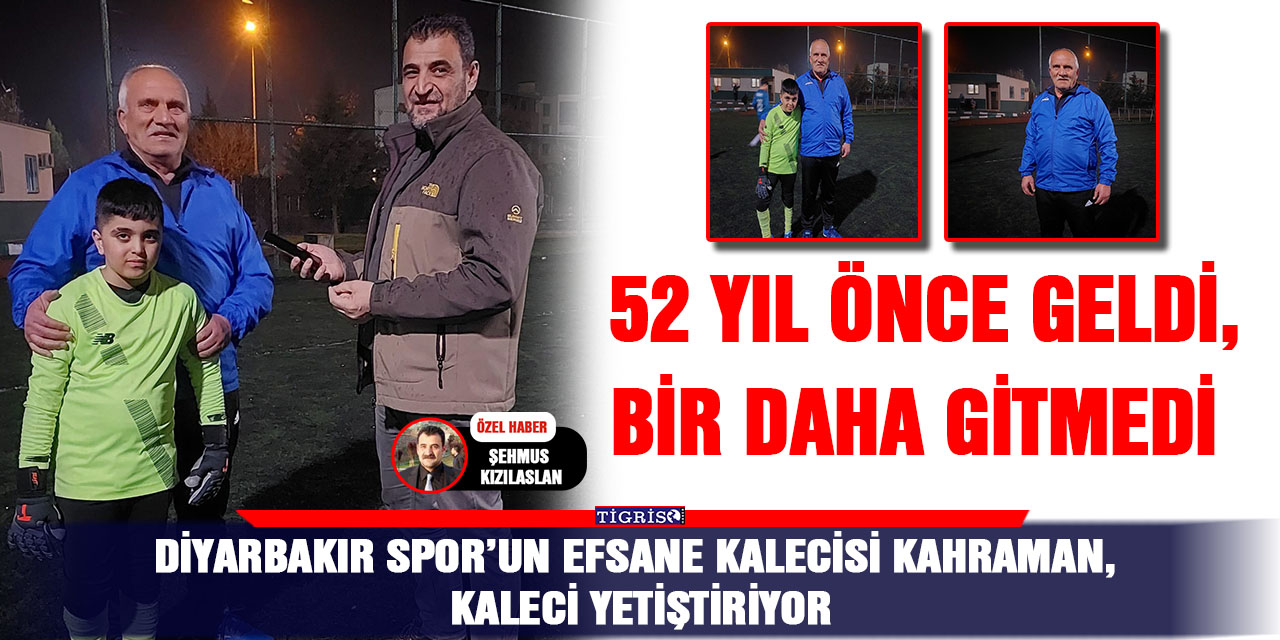 VİDEO - Diyarbakır spor’un efsane kalecisi Kahraman, kaleci yetiştiriyor