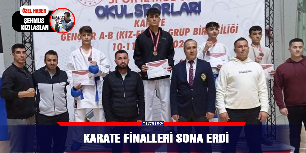 Karate finalleri sona erdi
