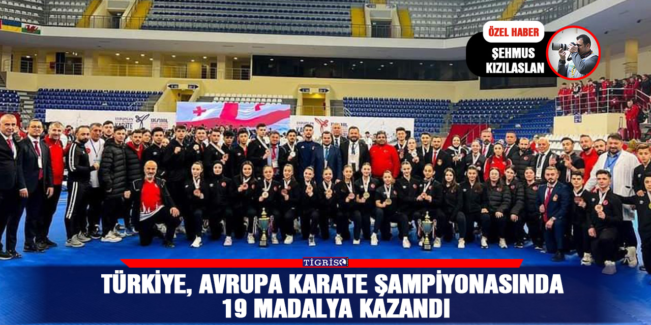 Türkiye, Avrupa Karate Şampiyonasında 19 madalya kazandı