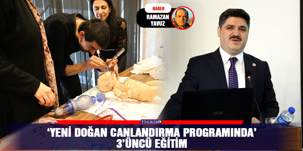 ‘Yeni doğan Canlandırma Programında’ 3’üncü eğitim