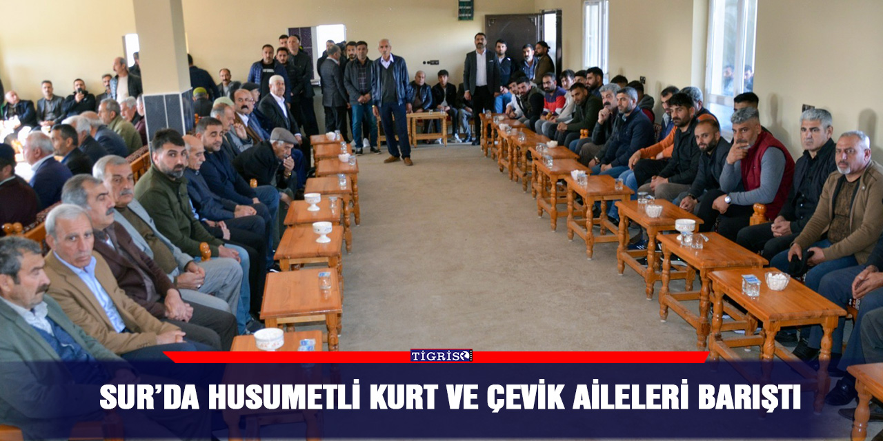 Sur’da Husumetli Kurt ve Çevik Aileleri barıştı
