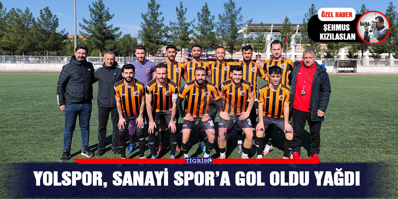 Yolspor, Sanayi Spor’a gol oldu yağdı