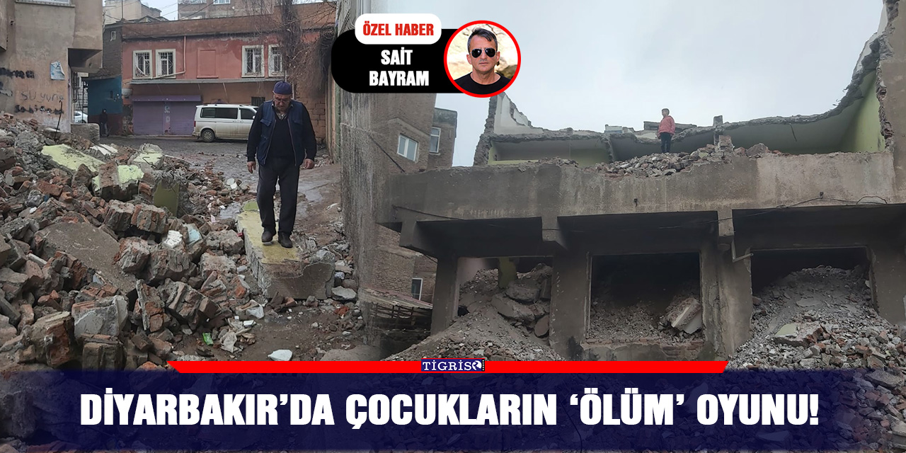 VİDEO - Diyarbakır’da çocukların ‘ölüm’ oyunu!