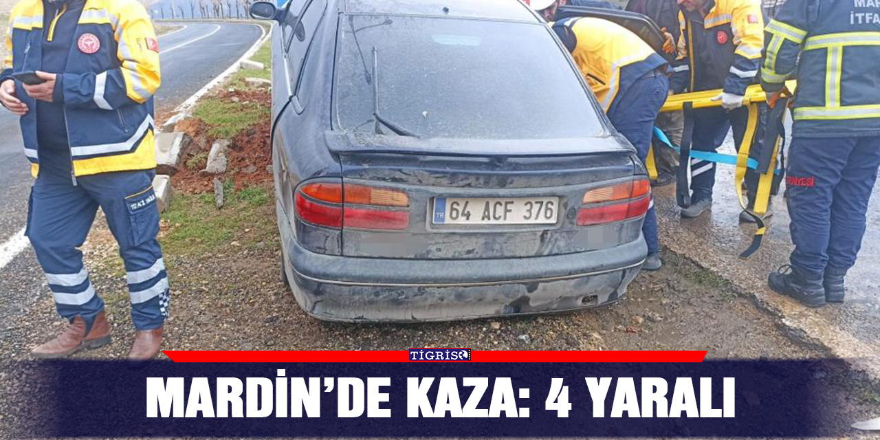 Mardin’de kaza: 4 yaralı