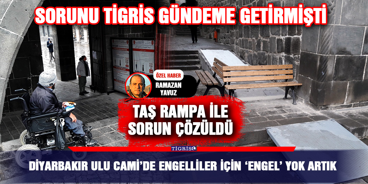 VİDEO - Diyarbakır ulu cami’de engelliler için ‘engel’ yok artık