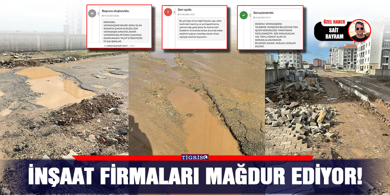 VİDEO - İnşaat firmaları mağdur ediyor!