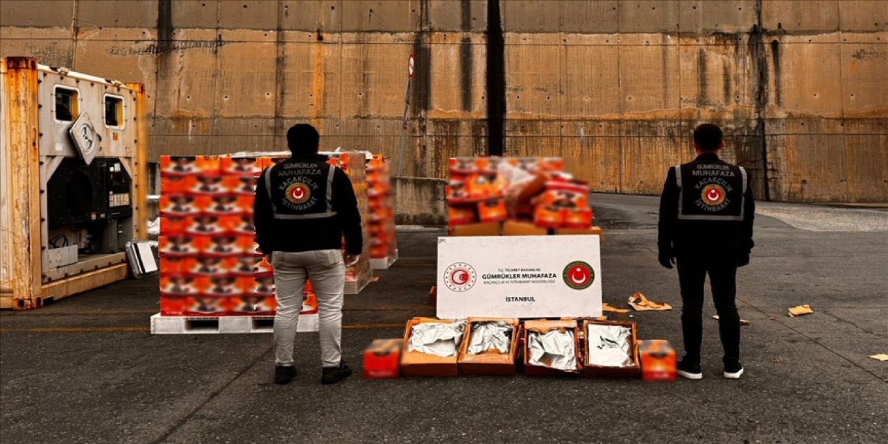 O Limanda 22,5 kilogram metamfetamin ele geçirildi