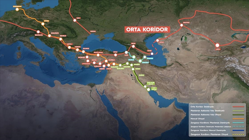 Türkiye ile Kırgızistan arasındaki ticaret Orta Koridor'u güçlendirecek