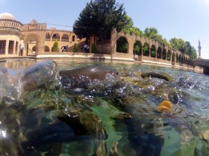 Balıklıgöl su altında görüntülendi