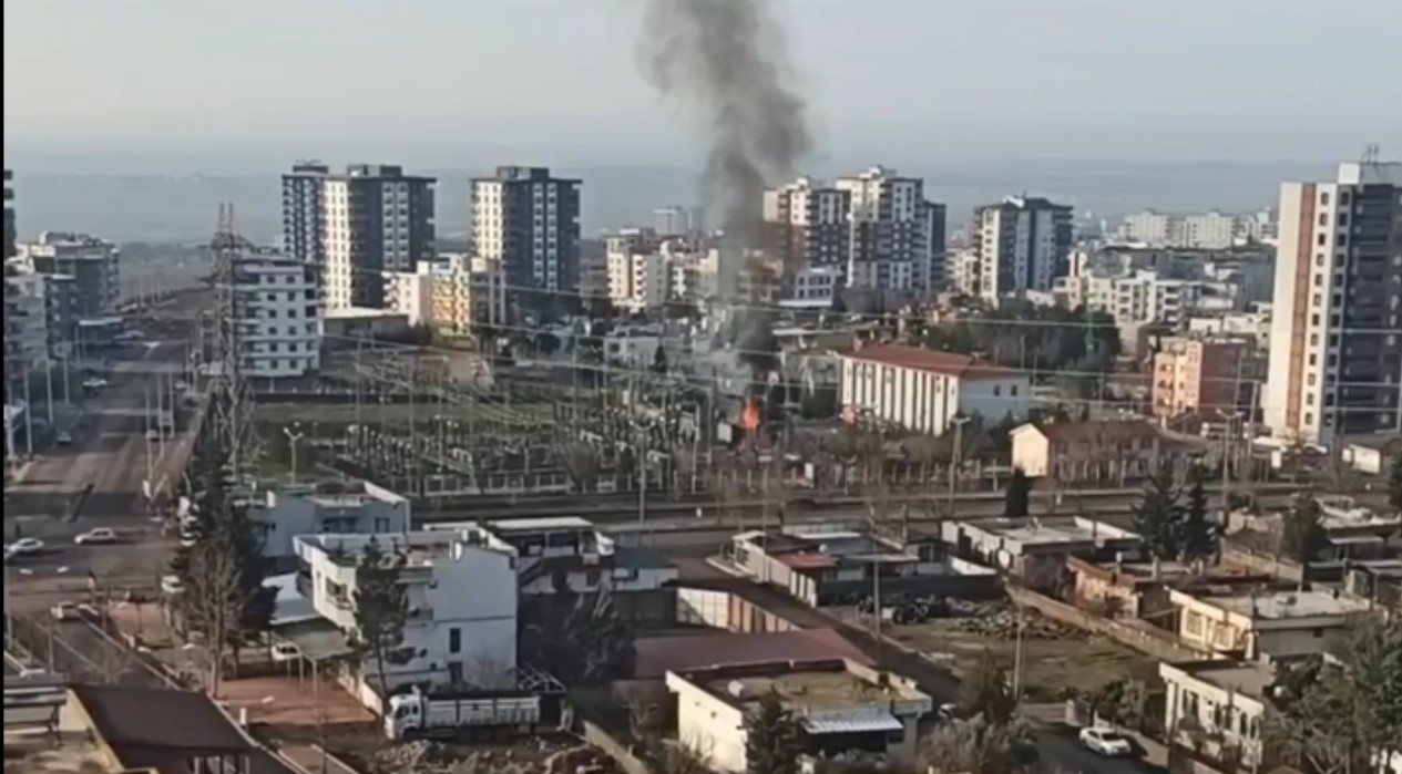 Trafo merkezinde yangın