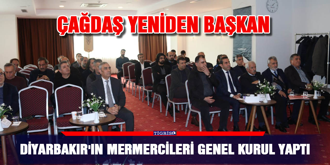 Diyarbakır'ın mermercileri genel kurul yaptı