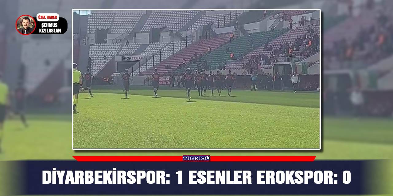 VİDEO - Diyarbekirspor: 1 Esenler Erokspor: 0