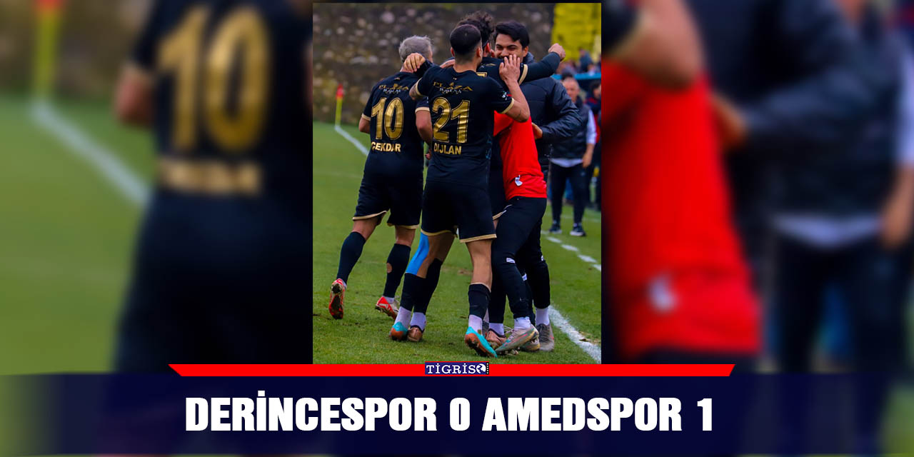 Derincespor 0 Amedspor 1