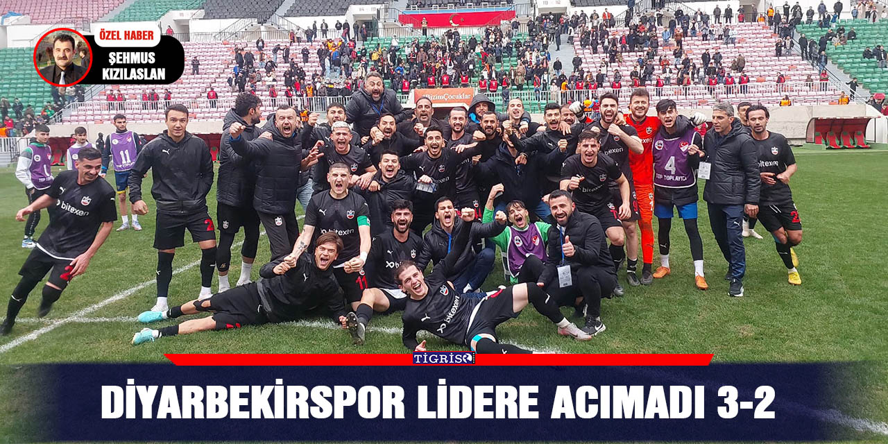 Diyarbekirspor lidere acımadı 3-2