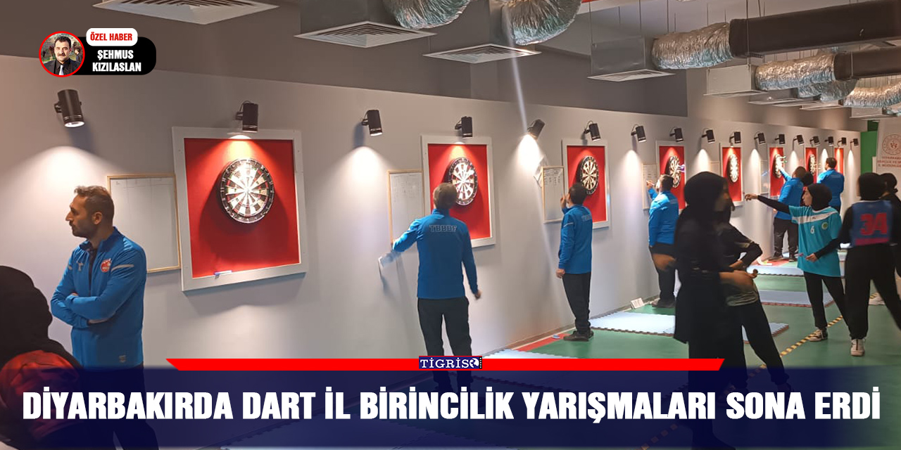 Diyarbakırda Dart İl birincilik yarışmaları sona erdi