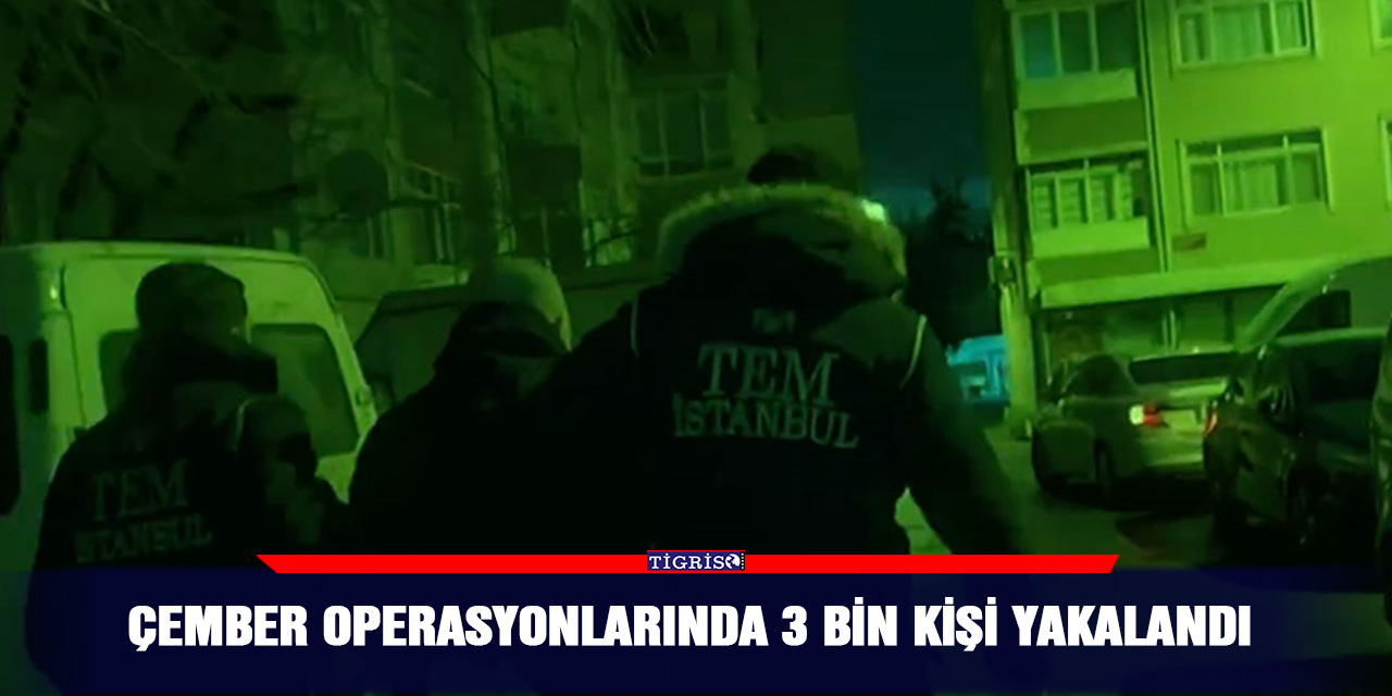 VİDEO - Çember operasyonlarında 3 bin kişi yakalandı