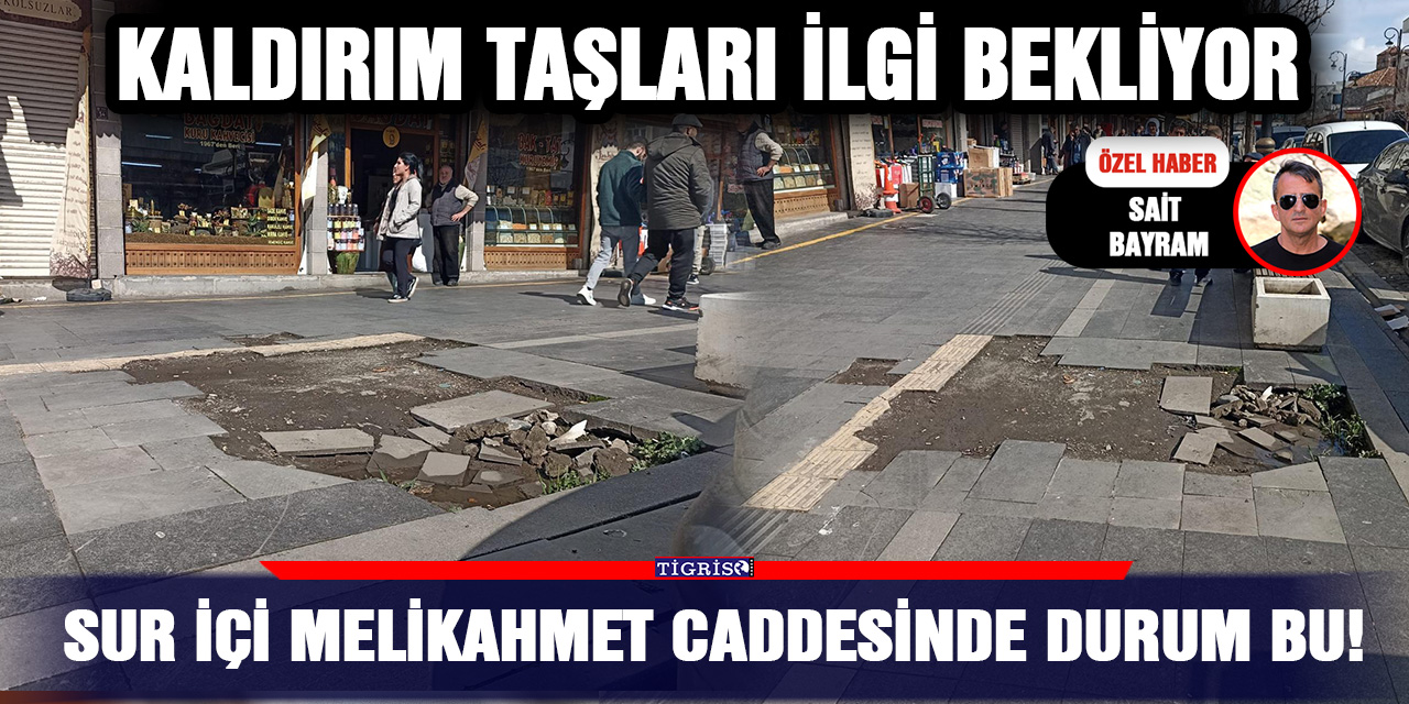 Sur içi Melikahmet caddesinde durum bu!