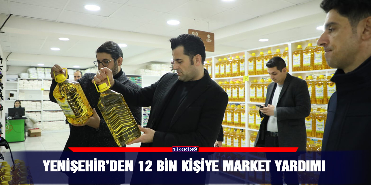Yenişehir’den 12 bin kişiye market yardımı
