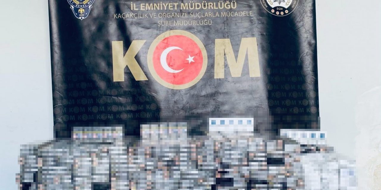 Gümrük kaçağı sigaralar ele geçirildi