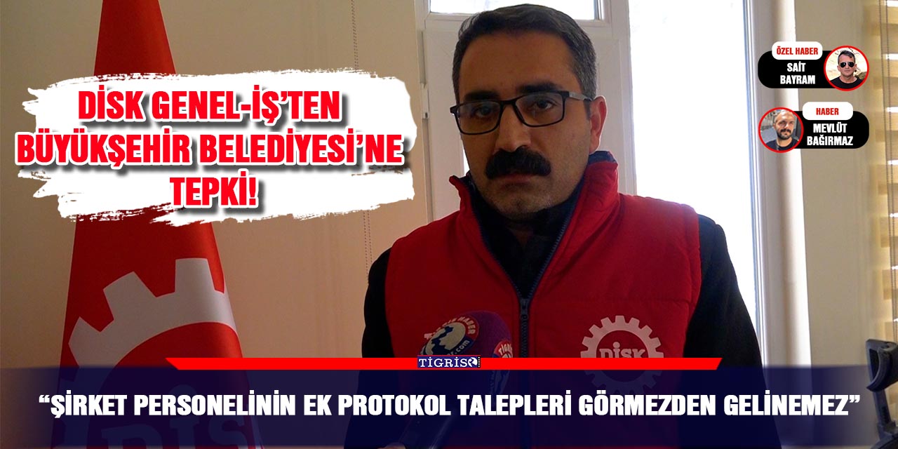 VİDEO-DİSK Genel-İş’ten Büyükşehir Belediyesi’ne tepki!