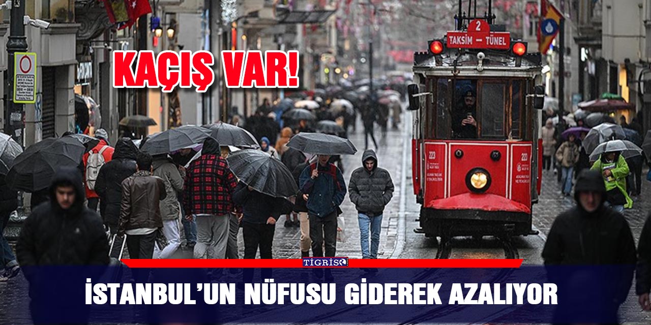 İstanbul’un nüfusu giderek azalıyor