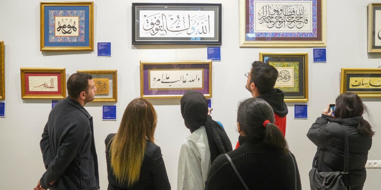 Diyarbakır'da "Hattat Hamit Aytaç'ın İzinde Geleneksel Sanatlar Sergisi" açıldı