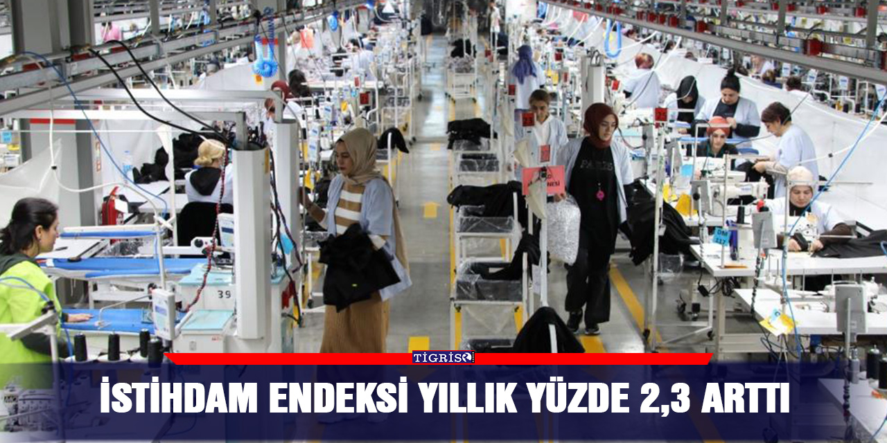 İstihdam endeksi yıllık yüzde 2,3 arttı
