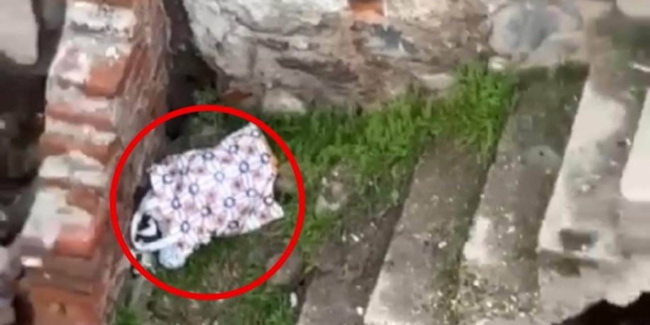 VİDEO - Diyarbakır’da metruk bir evde bebek bulundu