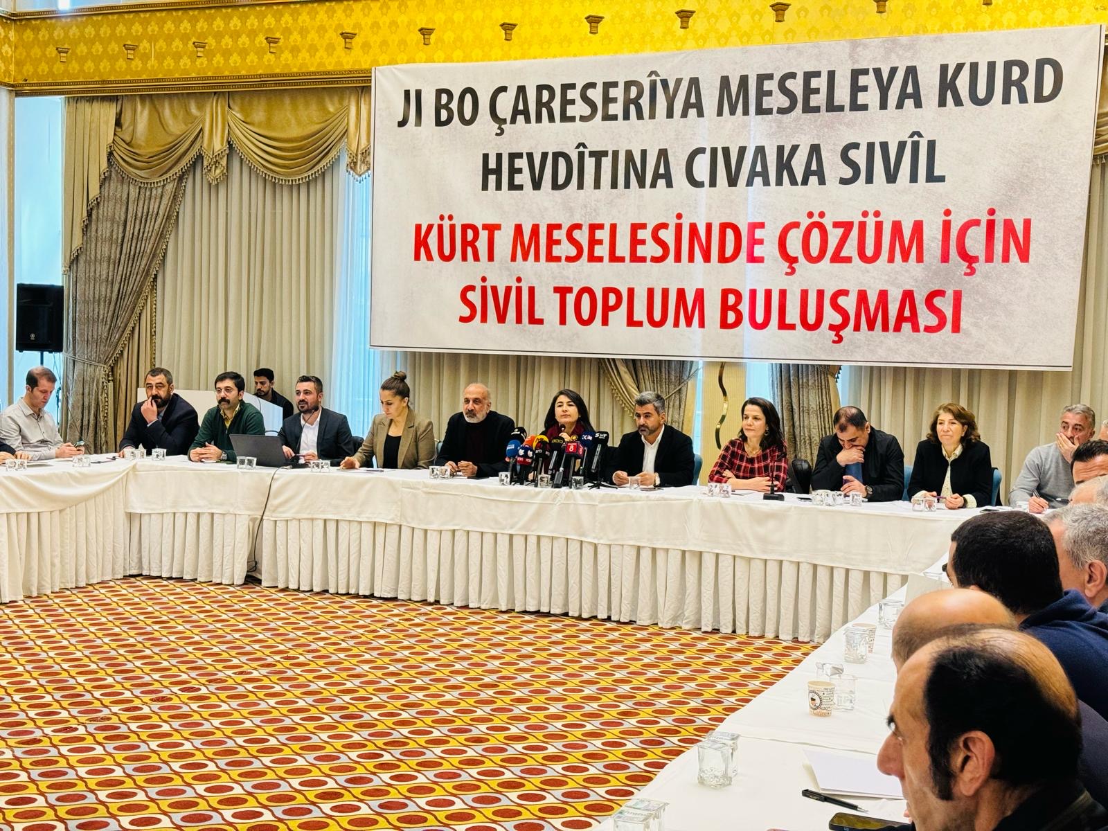 Diyarbakır’da Kürt meselesinde çözüm ve sivil toplum buluşması