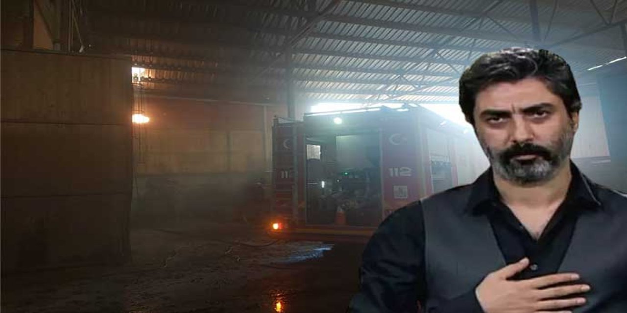 Necati Şaşmaz’ın fabrikasında patlama