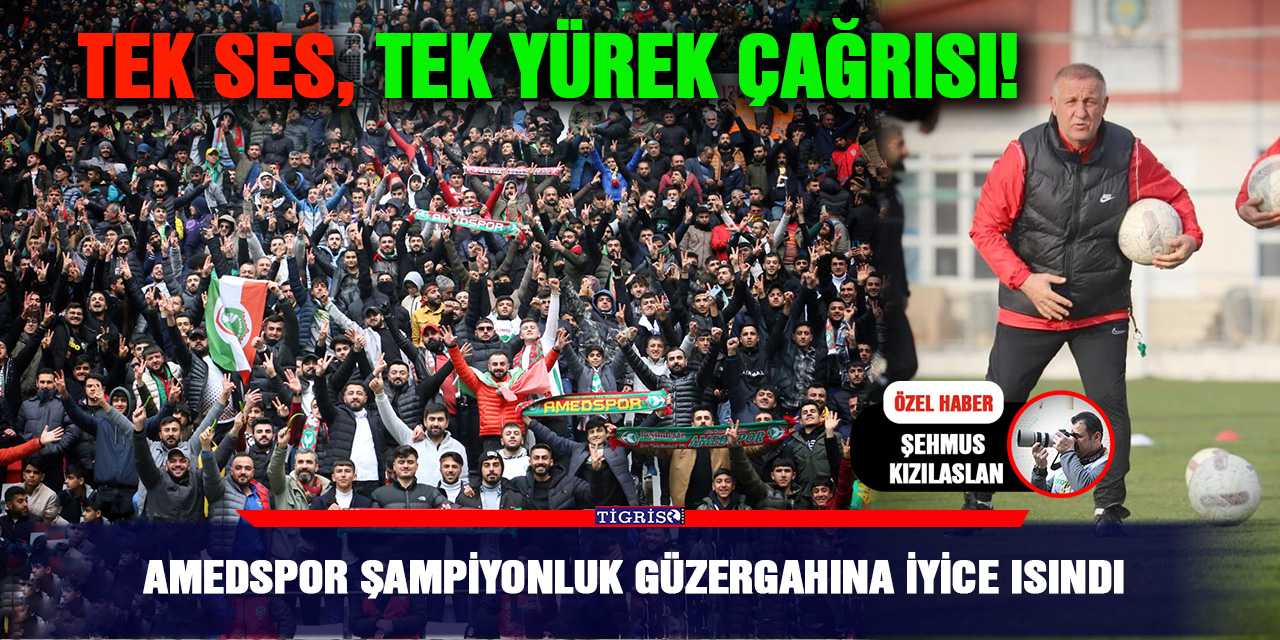 Amedspor Şampiyonluk güzergahına iyice ısındı