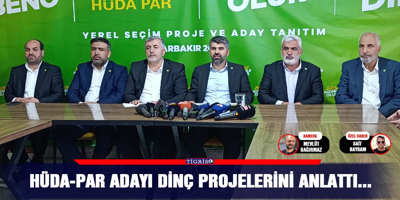 VİDEO-HÜDA-PAR adayı Dinç projelerini anlattı...