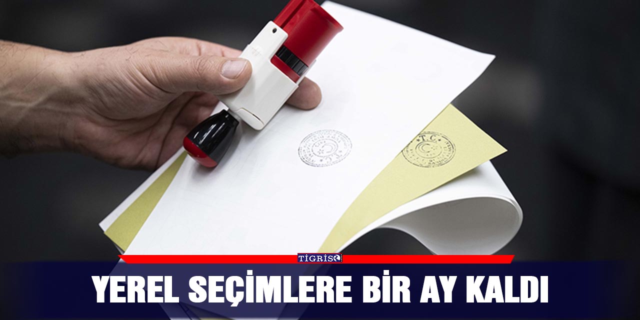 Yerel seçimlere bir ay kaldı