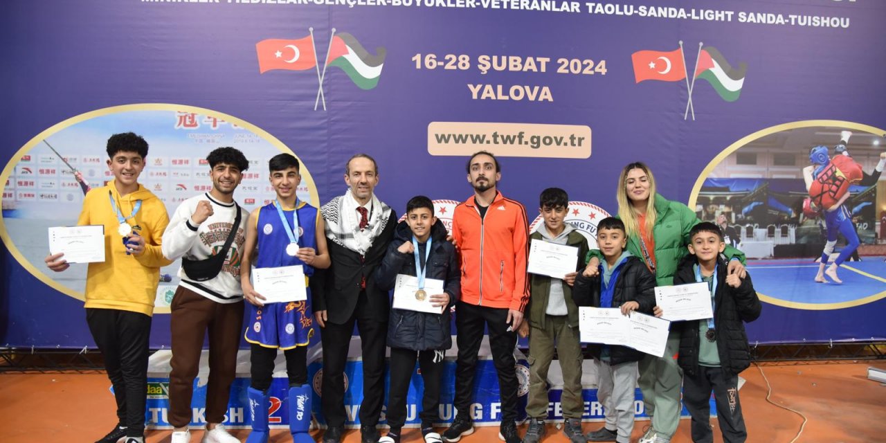 Diyarbakırlı Wushu Kung Fu sporcuları  madalyalara ambargo koydu