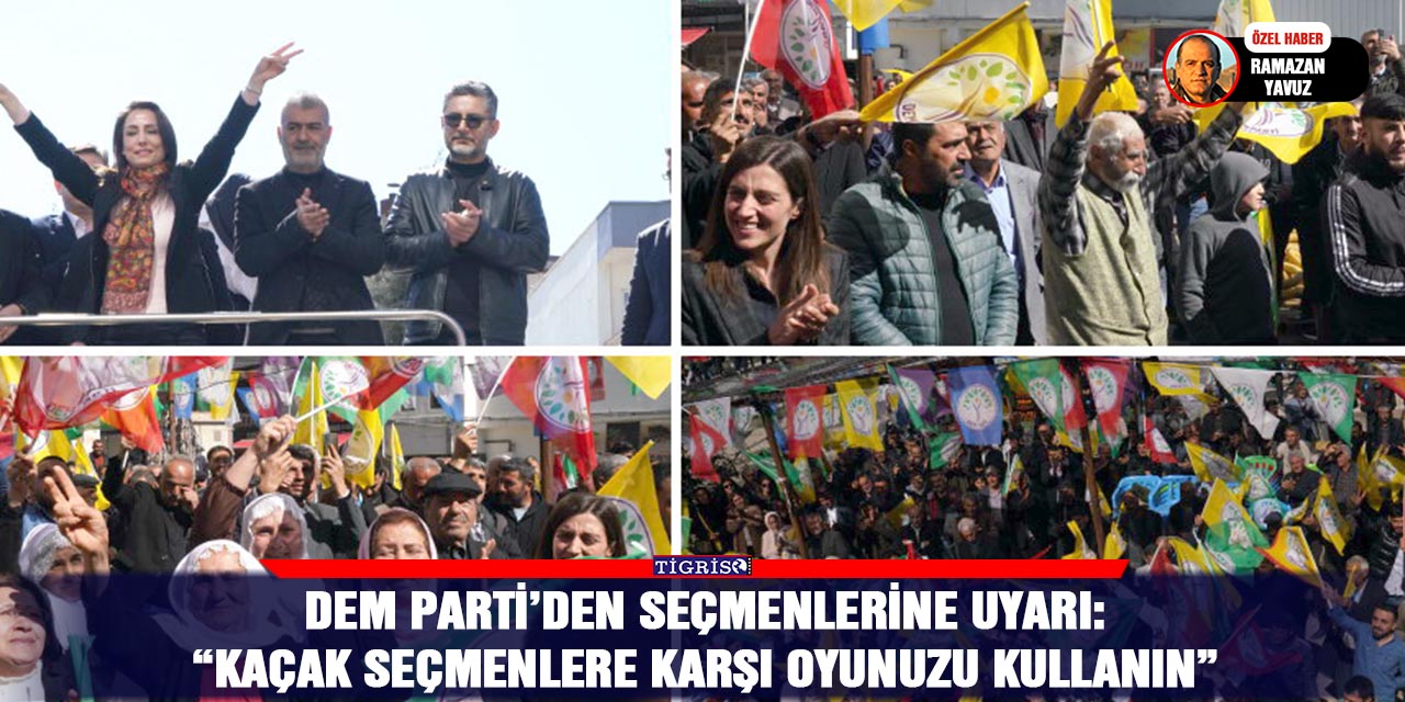 DEM Parti’den seçmenlerine uyarı