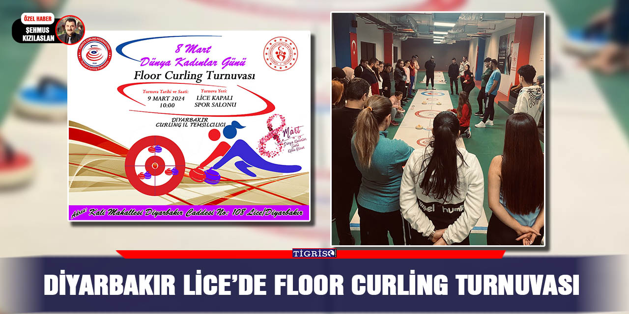 Diyarbakır Lice’de Floor Curling Turnuvası