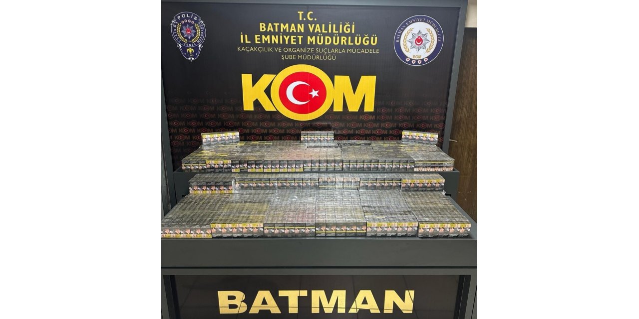 Batman'da kaçakçılık operasyonu