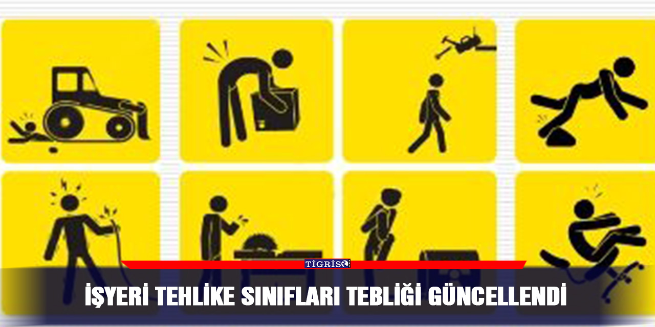 İşyeri Tehlike Sınıfları Tebliği güncellendi