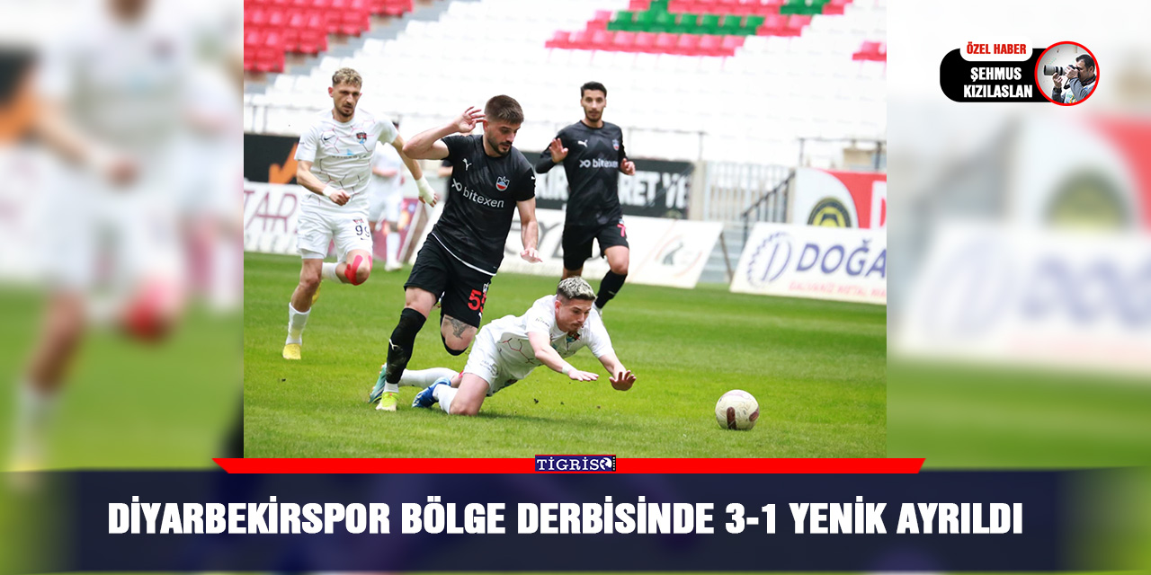 Diyarbekirspor Bölge Derbisinde 3-1 yenik ayrıldı