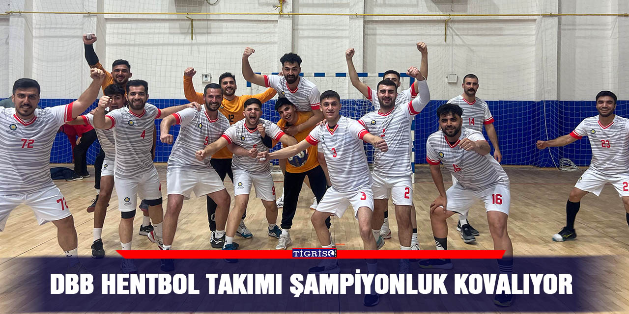 DBB Hentbol Takımı şampiyonluk kovalıyor