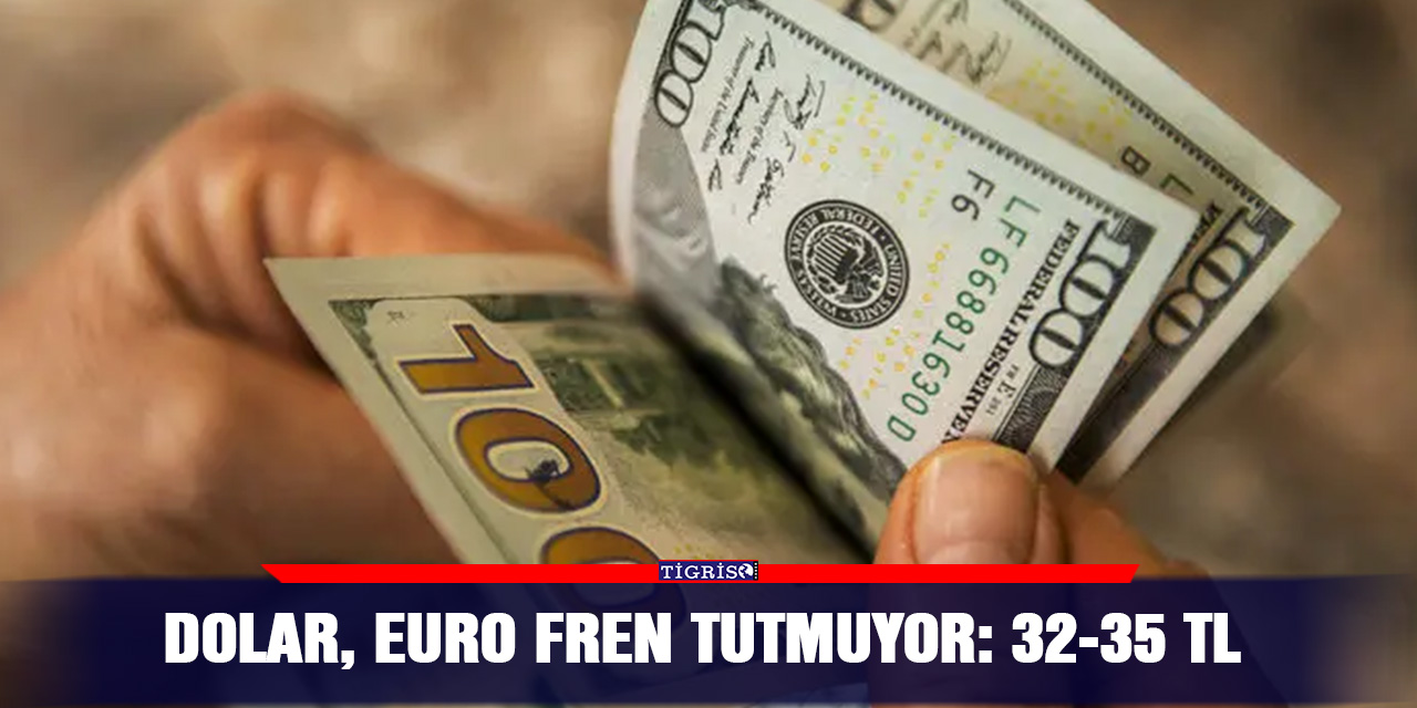Dolar, Euro fren tutmuyor: 32-35 TL