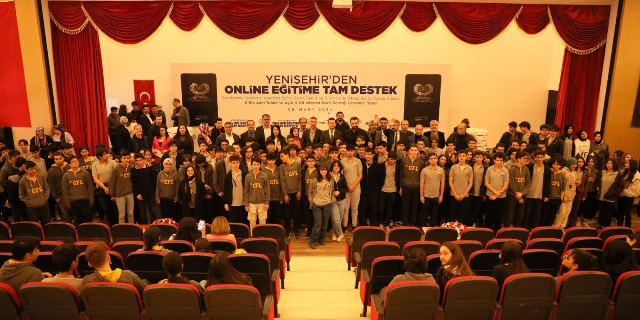 Yenişehir’de 11 bin öğrenciye tablet desteği