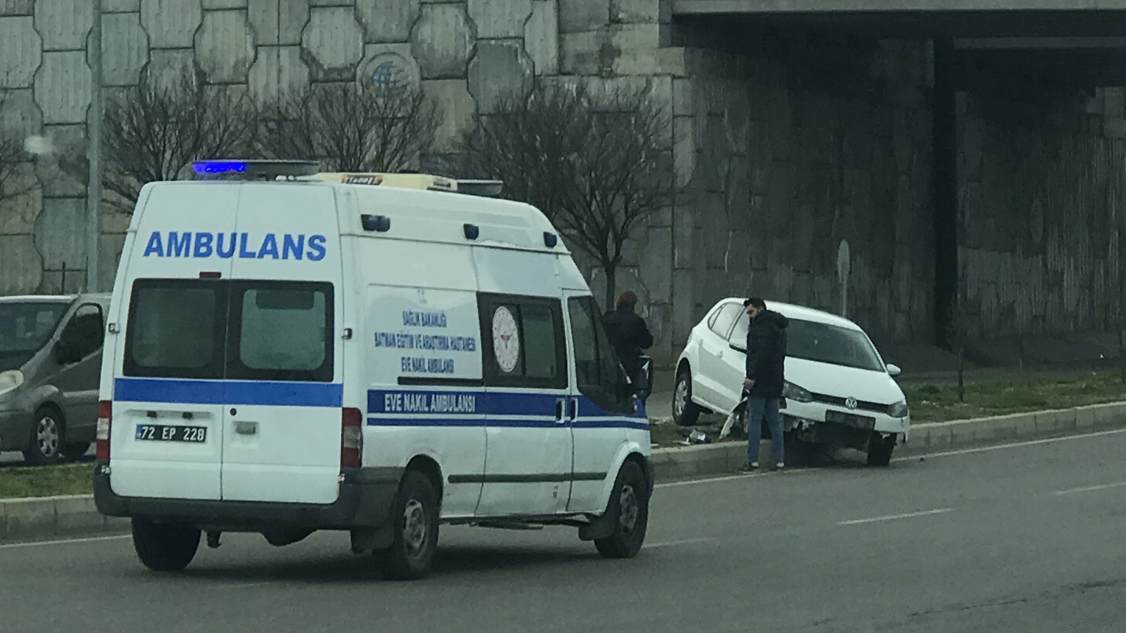 Otomobil refüje çıktı