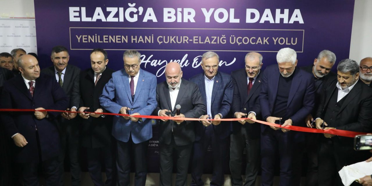 Arıcak ile  Hani ilçesi arasındaki bağlantı yolunun açılışı törenle yapıldı