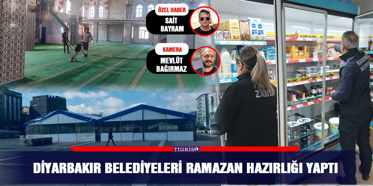 VİDEO - Diyarbakır belediyeleri Ramazan hazırlığı yaptı