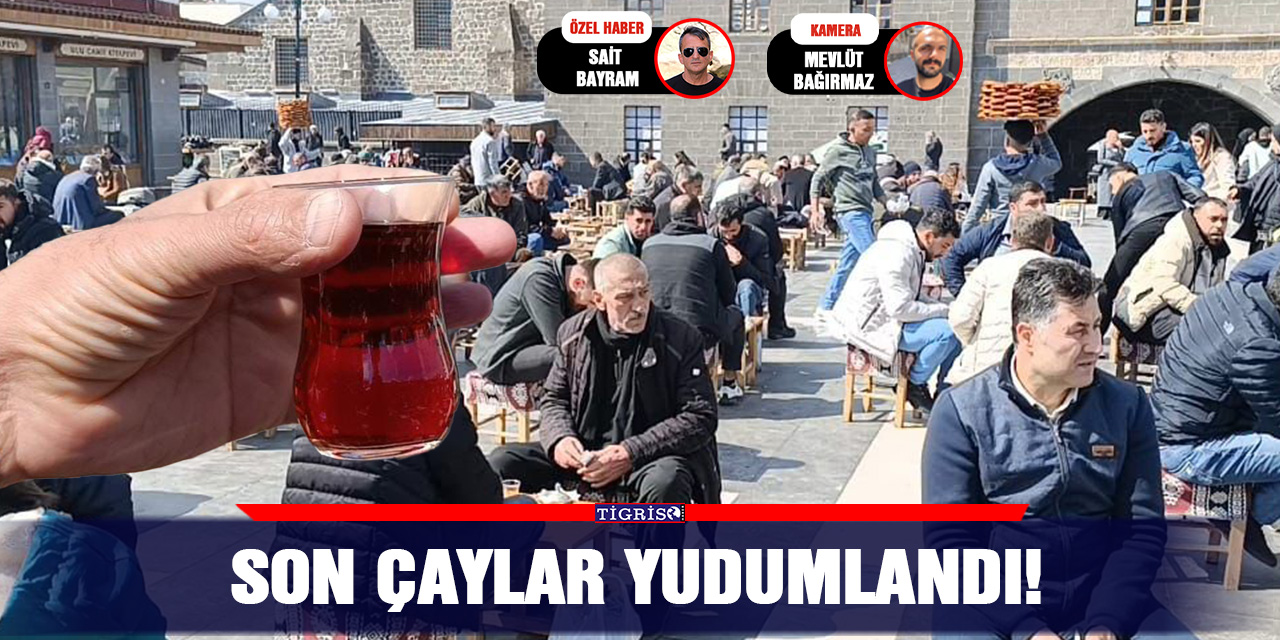 VİDEO - Son çaylar yudumlandı!