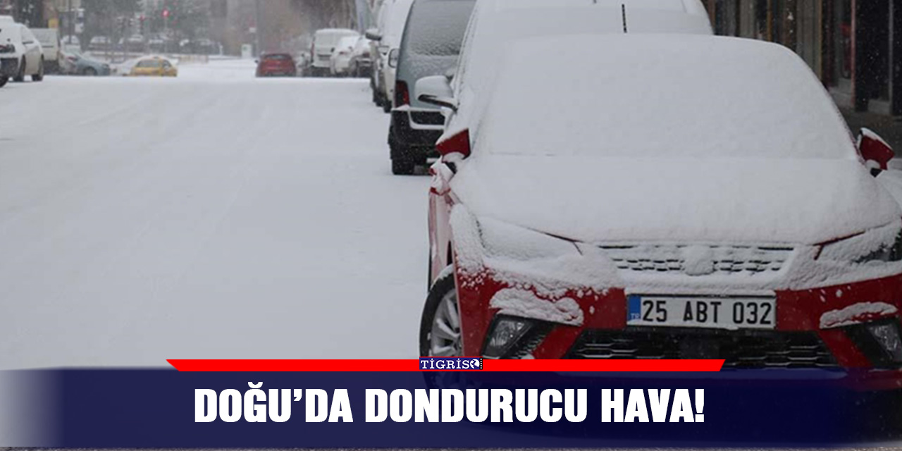Doğu’da dondurucu hava!