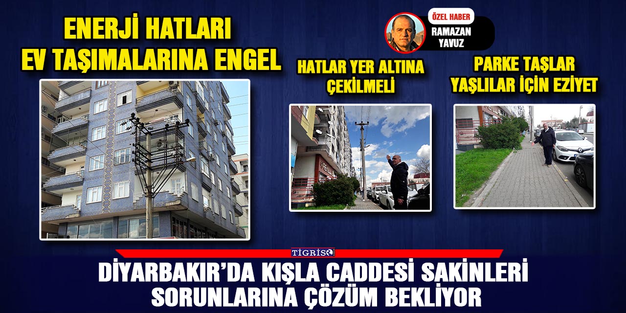 VİDEO-Diyarbakır’da kışla caddesi sakinleri sorunlarına çözüm bekliyor