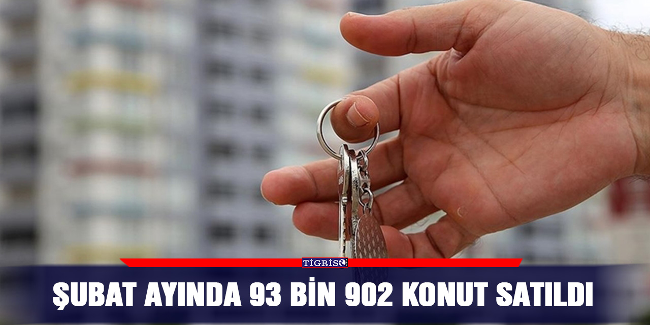 Şubat ayında 93 bin 902 konut satıldı